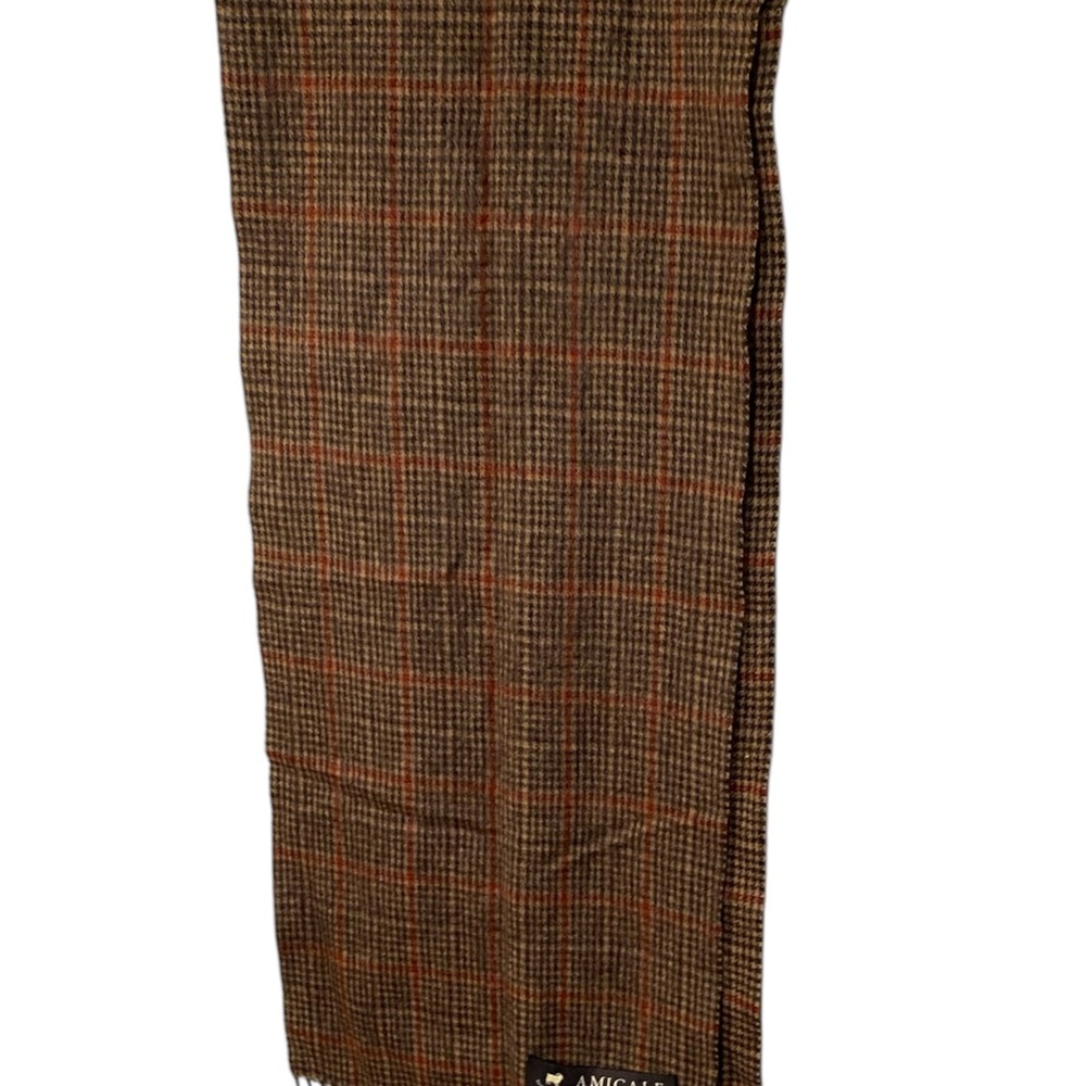 Amicale Cashmere Brown Scarf Luxurious Accessory